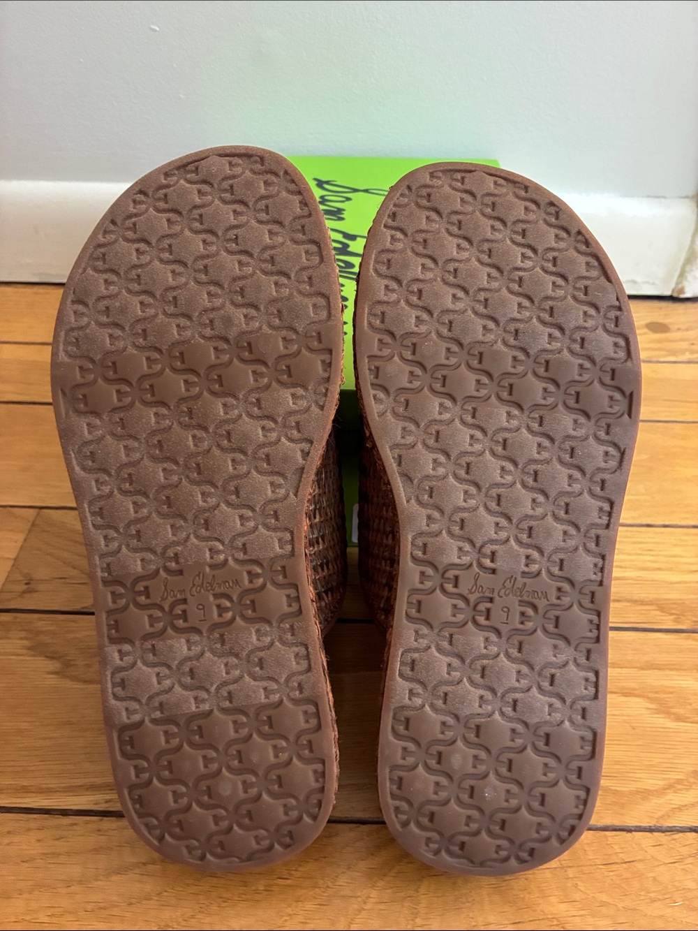 Sam Edelman Nerissa Woven Brown Platform Slide Sandals- Never worn - Picture 3 of 4